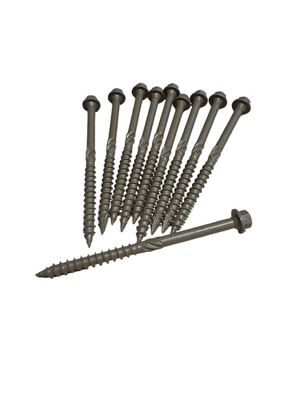 Structural Timber Screws (Pack of 10) Timber Locks | Sleeper & Landscaping Fixings
