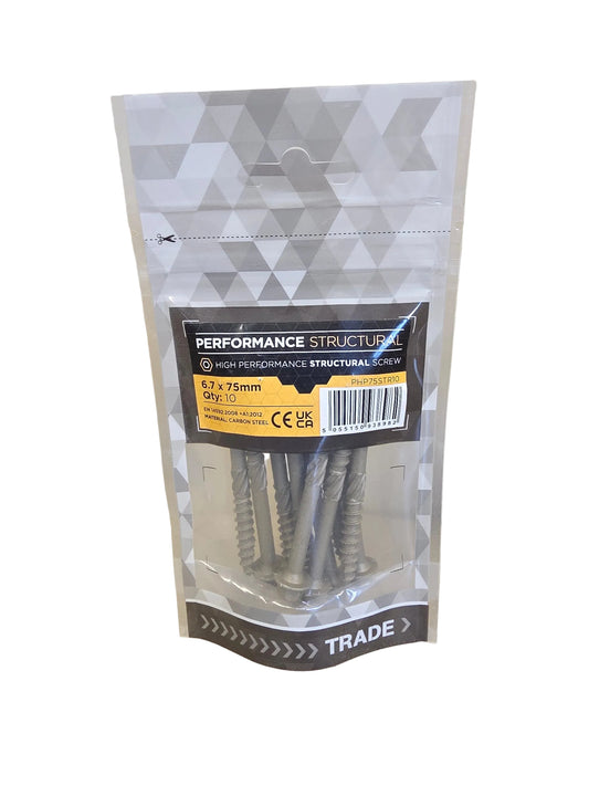 Structural Timber Screws (Pack of 10) Timber Locks | Sleeper & Landscaping Fixings