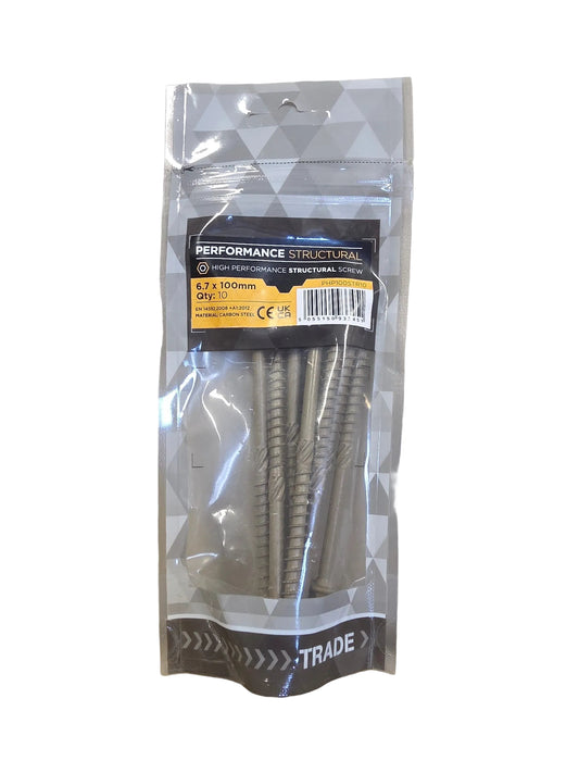 Structural Timber Screws (Pack of 10) Timber Locks | Sleeper & Landscaping Fixings
