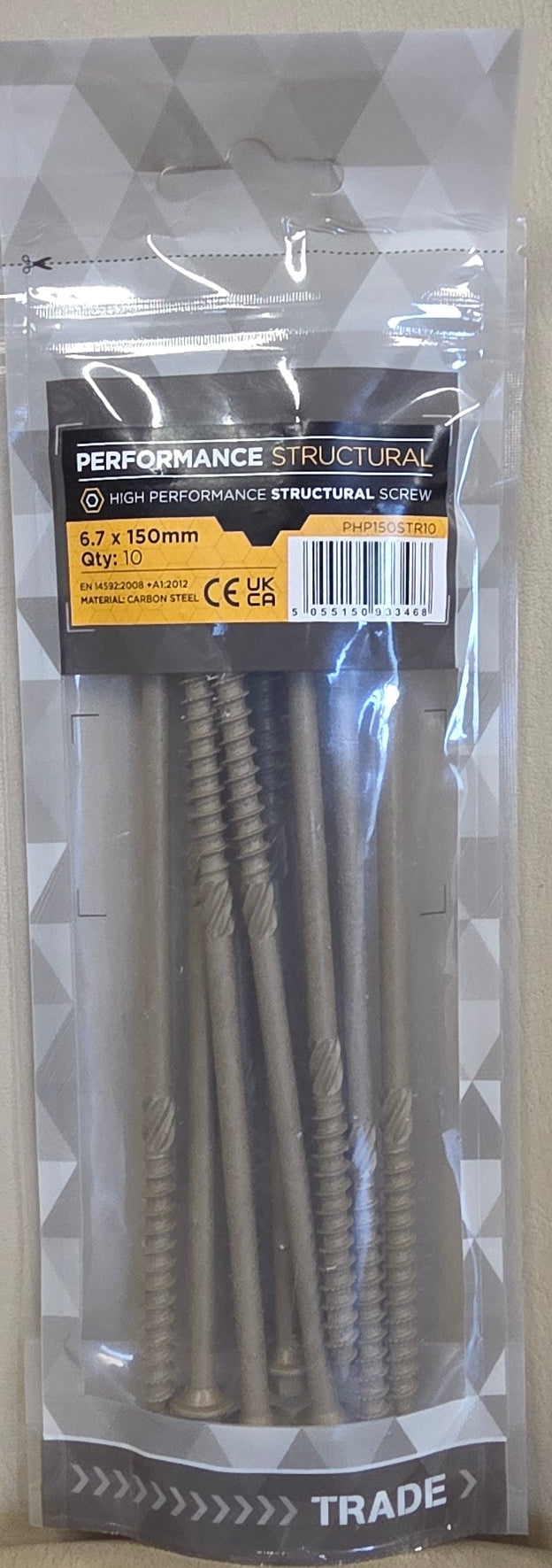 Structural Timber Screws (Pack of 10) Timber Locks | Sleeper & Landscaping Fixings